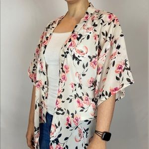 Floral Printed Kimono